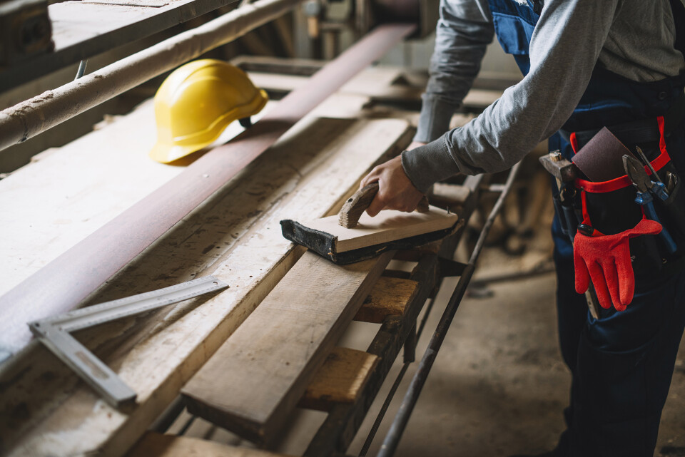 Carpenter working